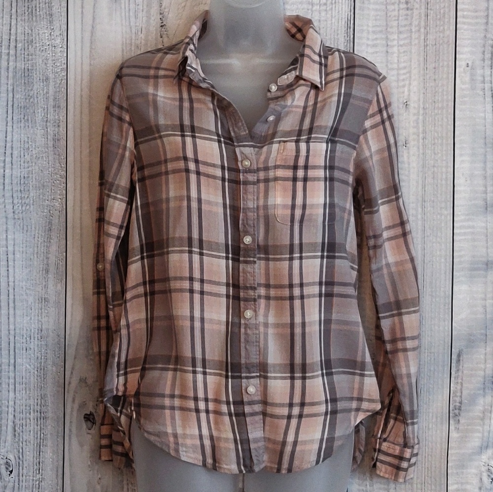 American Eagle Boyfriend Flannel NWOT